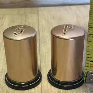 Vintage Copper colored Salt and‎ Pepper Shakers